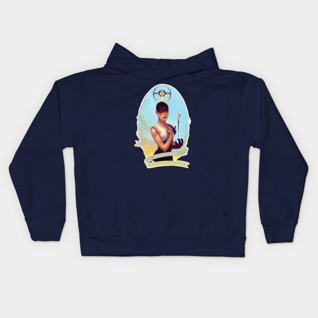 Our Lady of Lost Causes Kids Hoodie by Anadapta